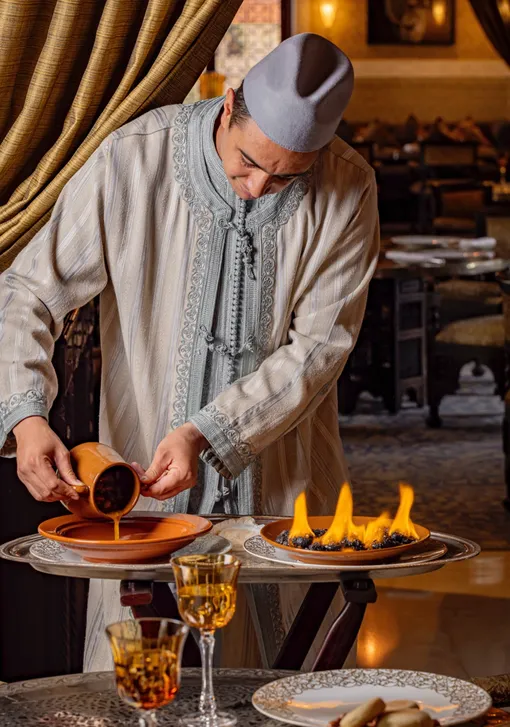 Royal Mansour Marakeş otelindeki La Grande Table Marocaine restoranı